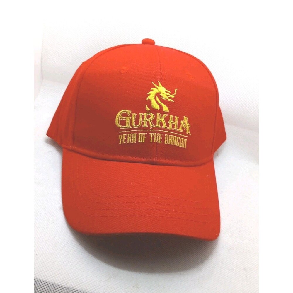 GURKHA CIgar 6-PANEL Red  FLEXFIT CAP S/M BRAND NEW